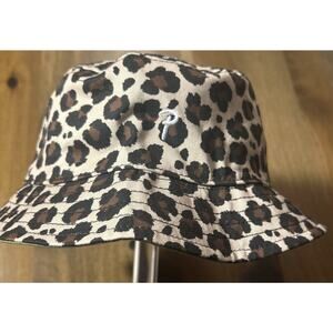 Patta Reversible Bucket Hat Leopard Olive w/ Pocket New Streetwear